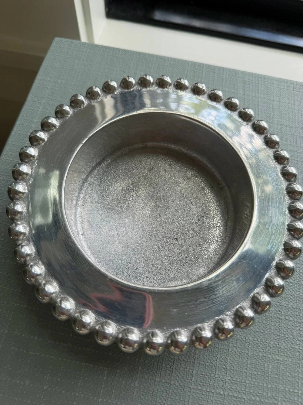 Mariposa String of Pearls Wine Coaster Recycled Aluminum